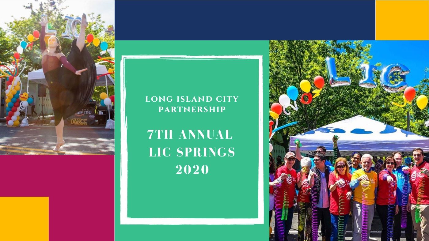 Long Island City Partnership deck for the 7th annual LIC Springs, 2020.